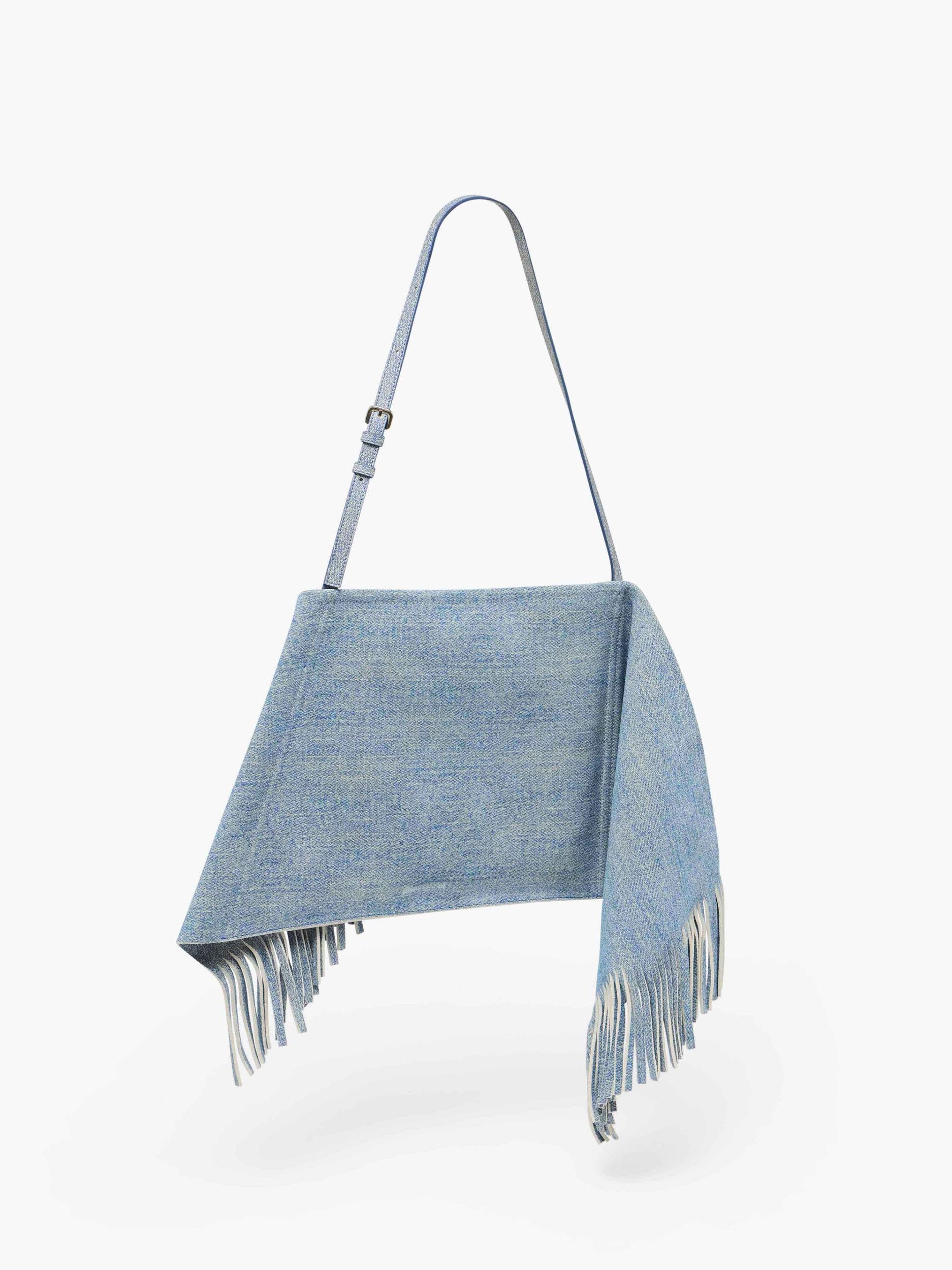 MEDIUM SCARF BAG - SUEDE SHOULDER BAG Product Image