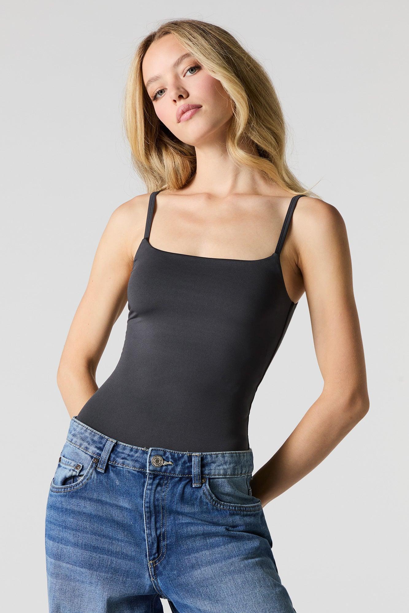 Contour Square Neck Sleeveless Bodysuit Female Product Image
