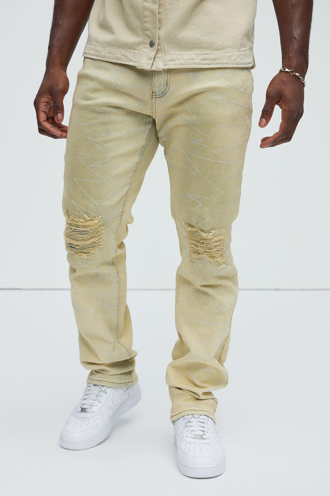 Got To Stay Up Slim Jeans - Light Wash Product Image