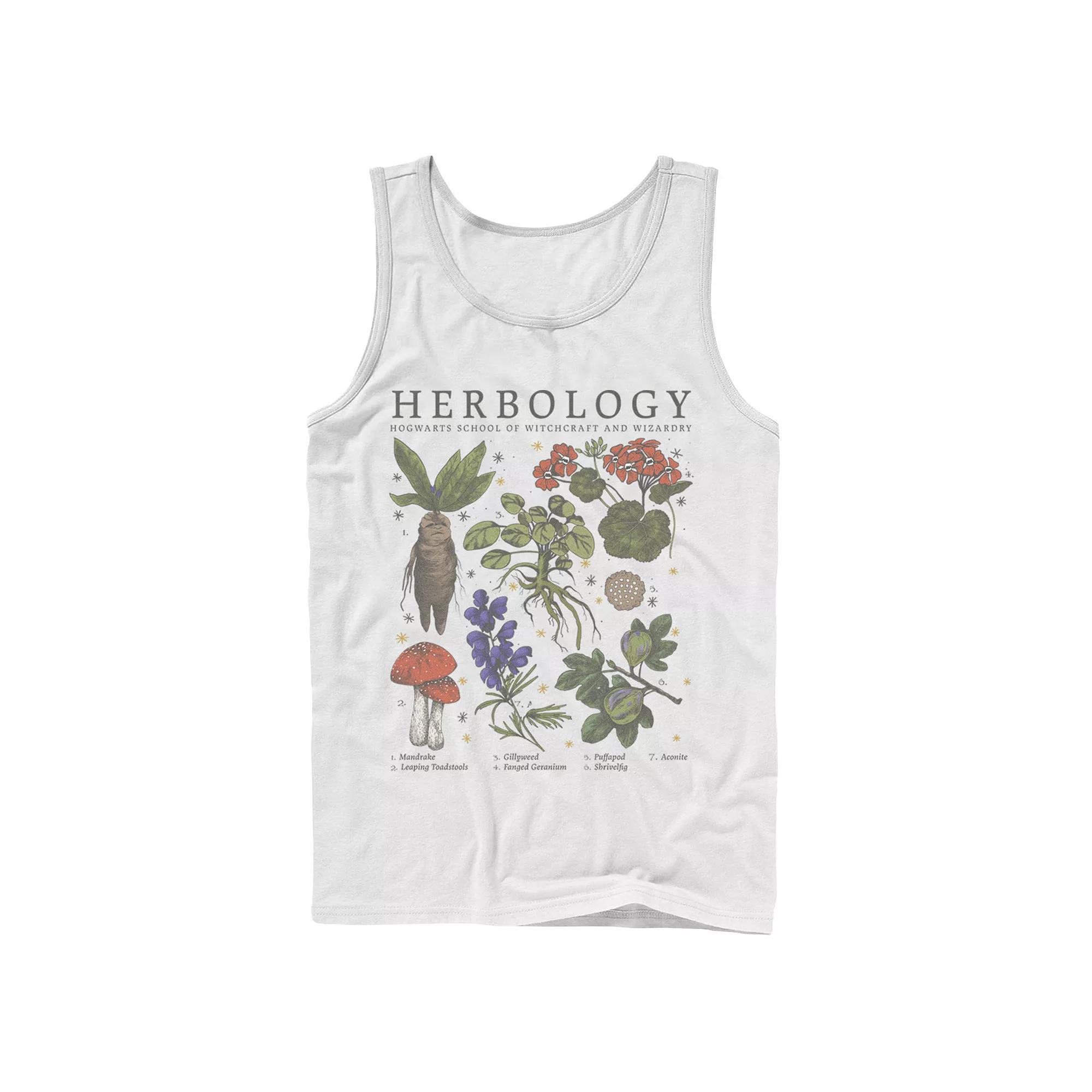 Mens Harry Potter Herbology Plants Tank Top, Men's, Size: Large, White Product Image