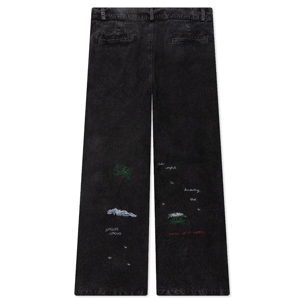 Questions Pleated Pant - Black Male Product Image