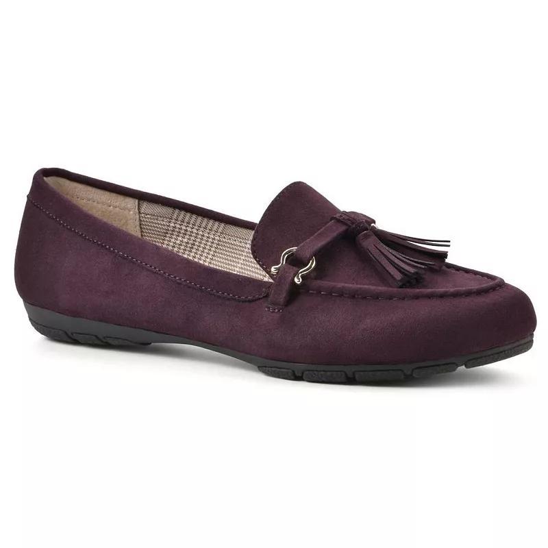 Cliffs By White Mountain Gush Women's Flats, Size: 8.5, Black Suedette Product Image