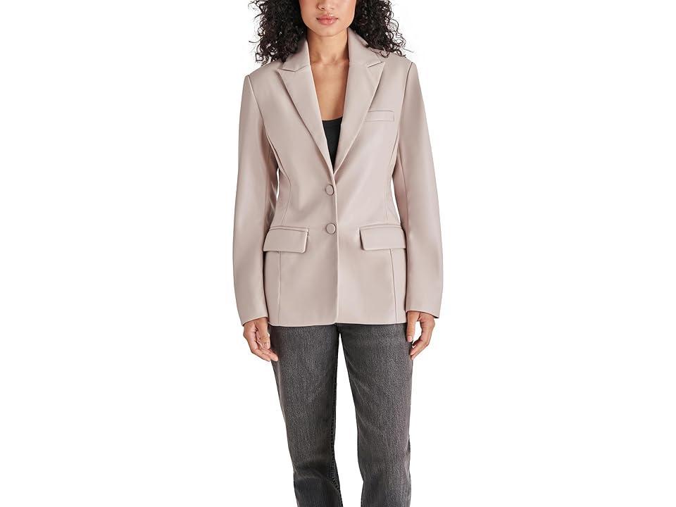 Aria Faux Leather Blazer Steve Madden Product Image