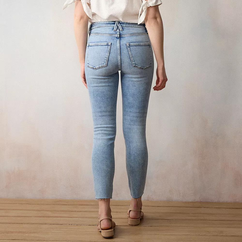 Womens LC Lauren Conrad High Rise 5-Pocket Skinny Jeans Product Image