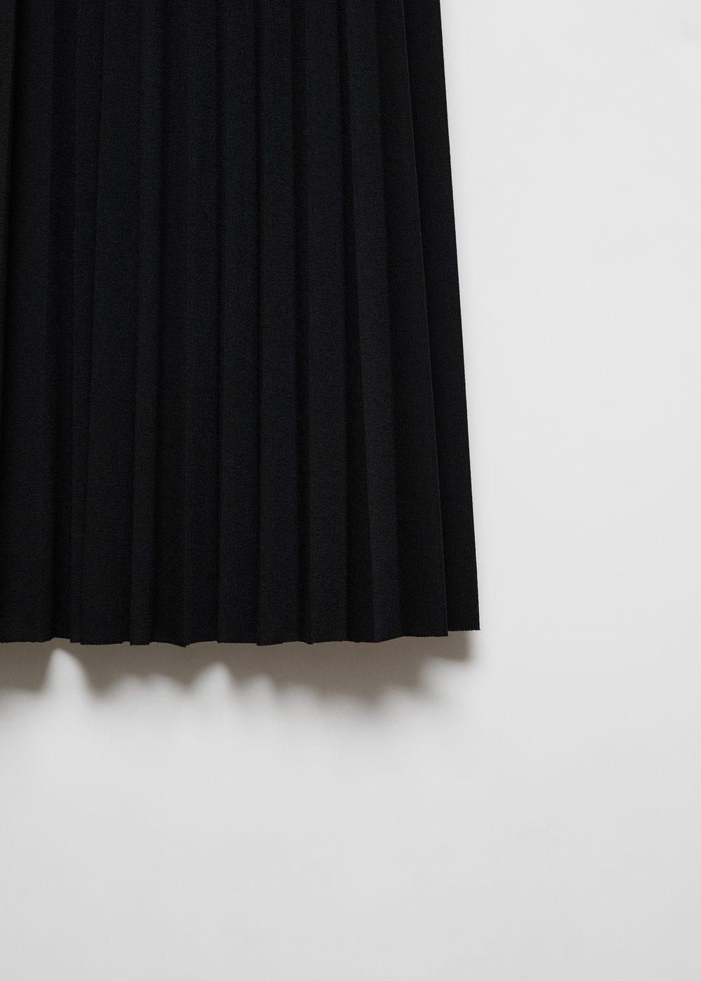 Mango Womens Pleated Long Skirt Product Image