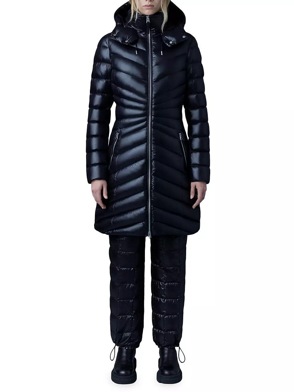Camea Lustrous Lightweight Down Coat Product Image