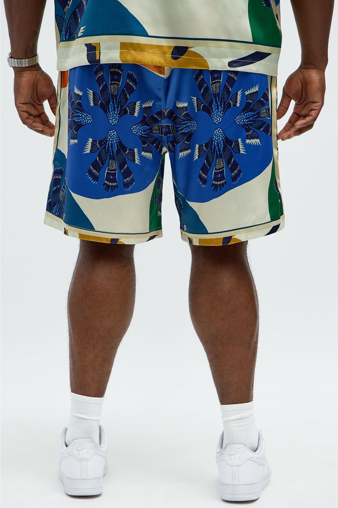 Relaxed Sea Vibe Shorts - Multi Color Product Image