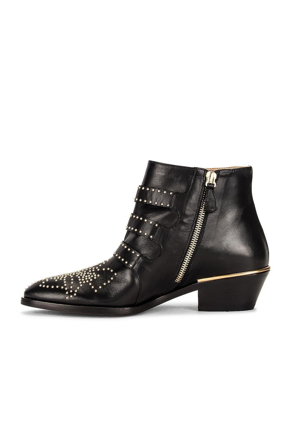 Susanna Leather Studded Booties Product Image