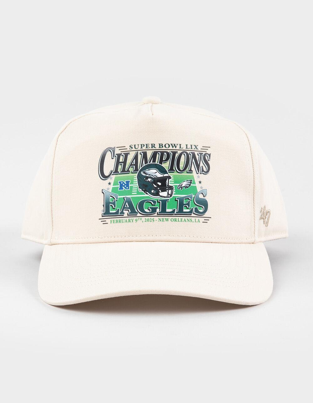 47 BRAND Philadelphia Eagles Super Bowl Champions '47 Hitch Snapback Hat - Cream Combo Product Image