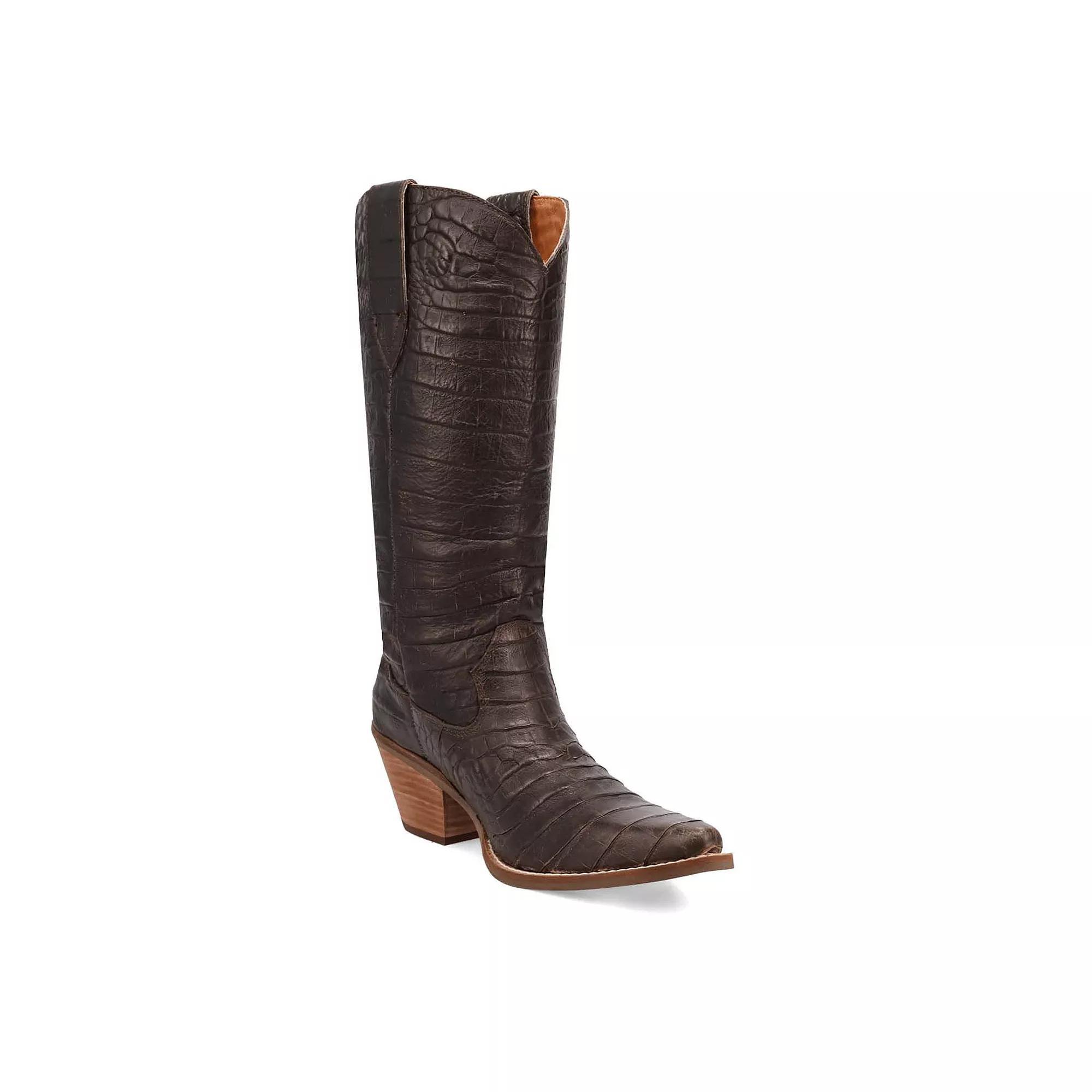 Dingo Ozzie Women's Leather Boots, Size: 9.5, Brown Product Image