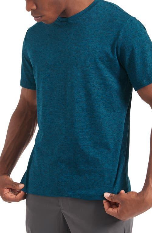 Ben Sherman Mens Marled Moisture-Wicking Short-Sleeve Performance T-Shirt Product Image