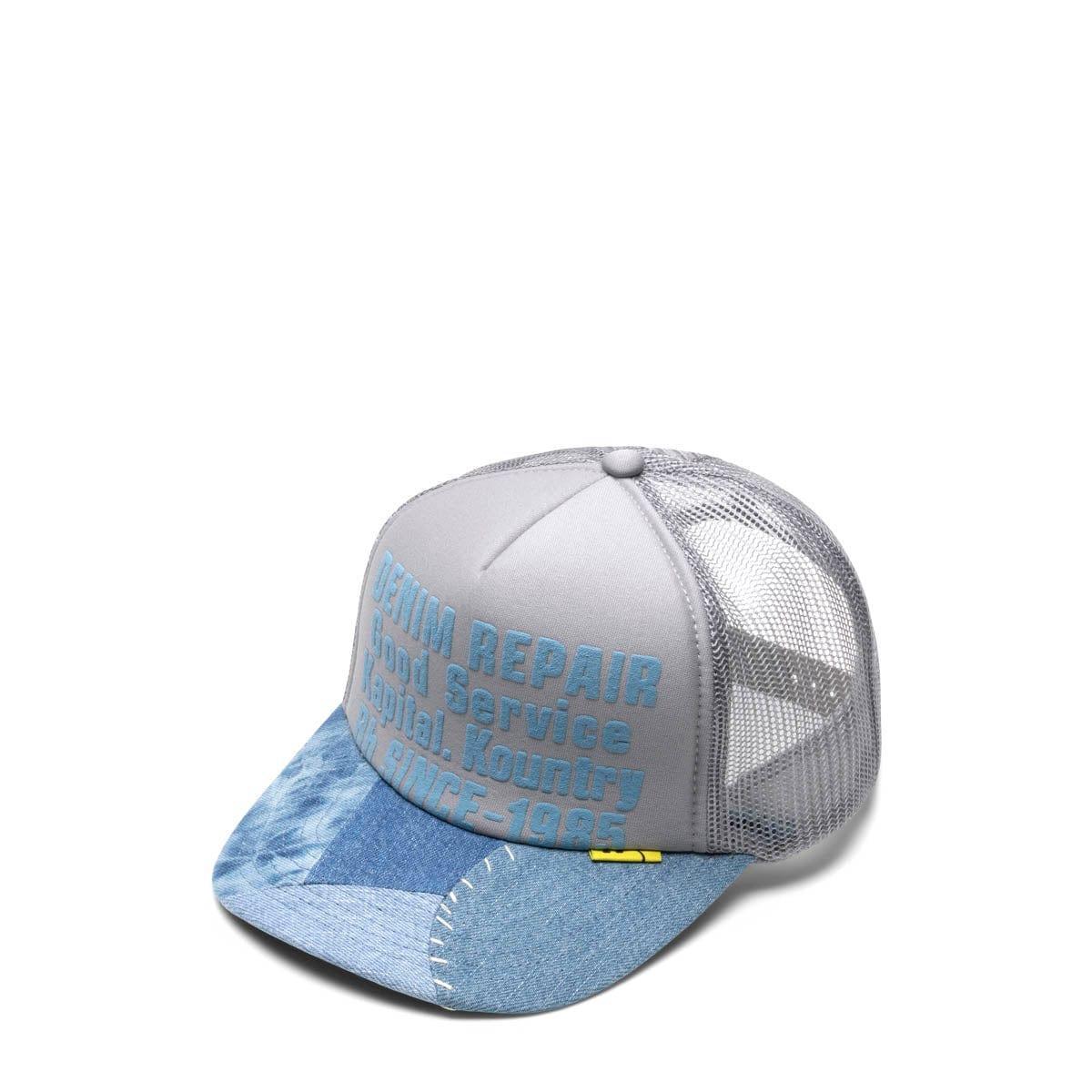 DENIM REPAIR SERVICE DENIM-RECONSTRUCT TRUCKER CAP Male Product Image