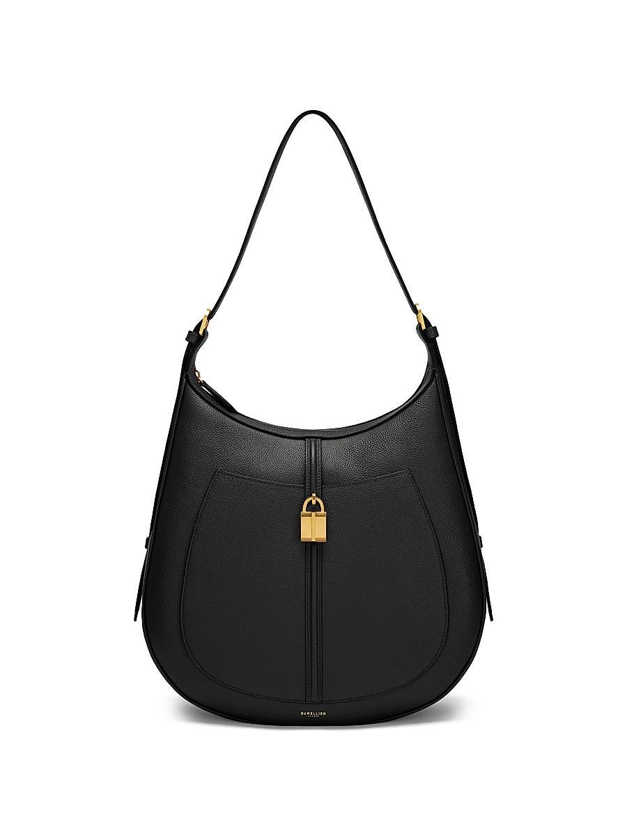 Womens Siena Grained Leather Hobo Bag Product Image