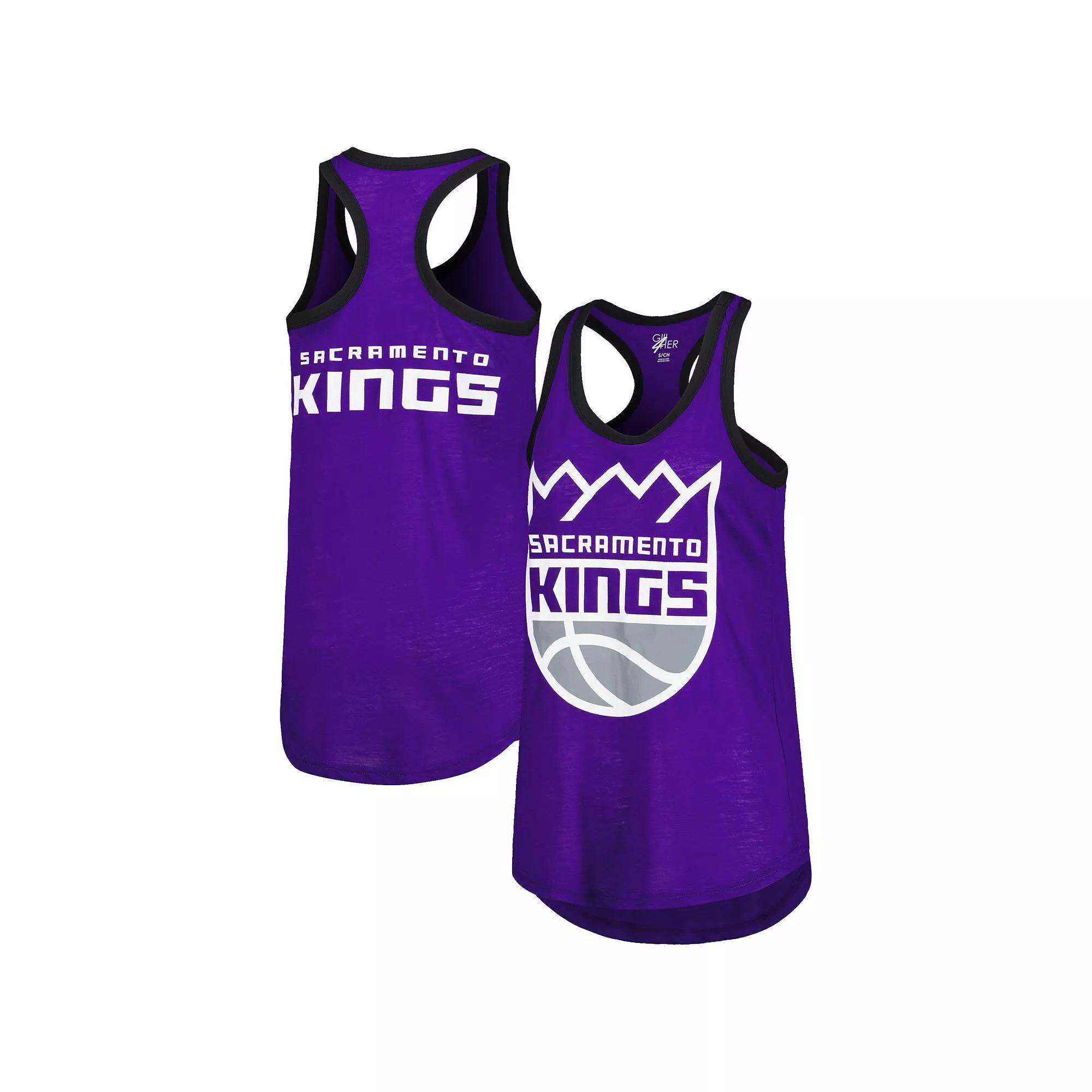 Women's G-III 4Her by Carl Banks Purple Sacramento Kings Showdown Scoop-Neck Racerback Tank Top, Size: Medium, Kng Purple Product Image