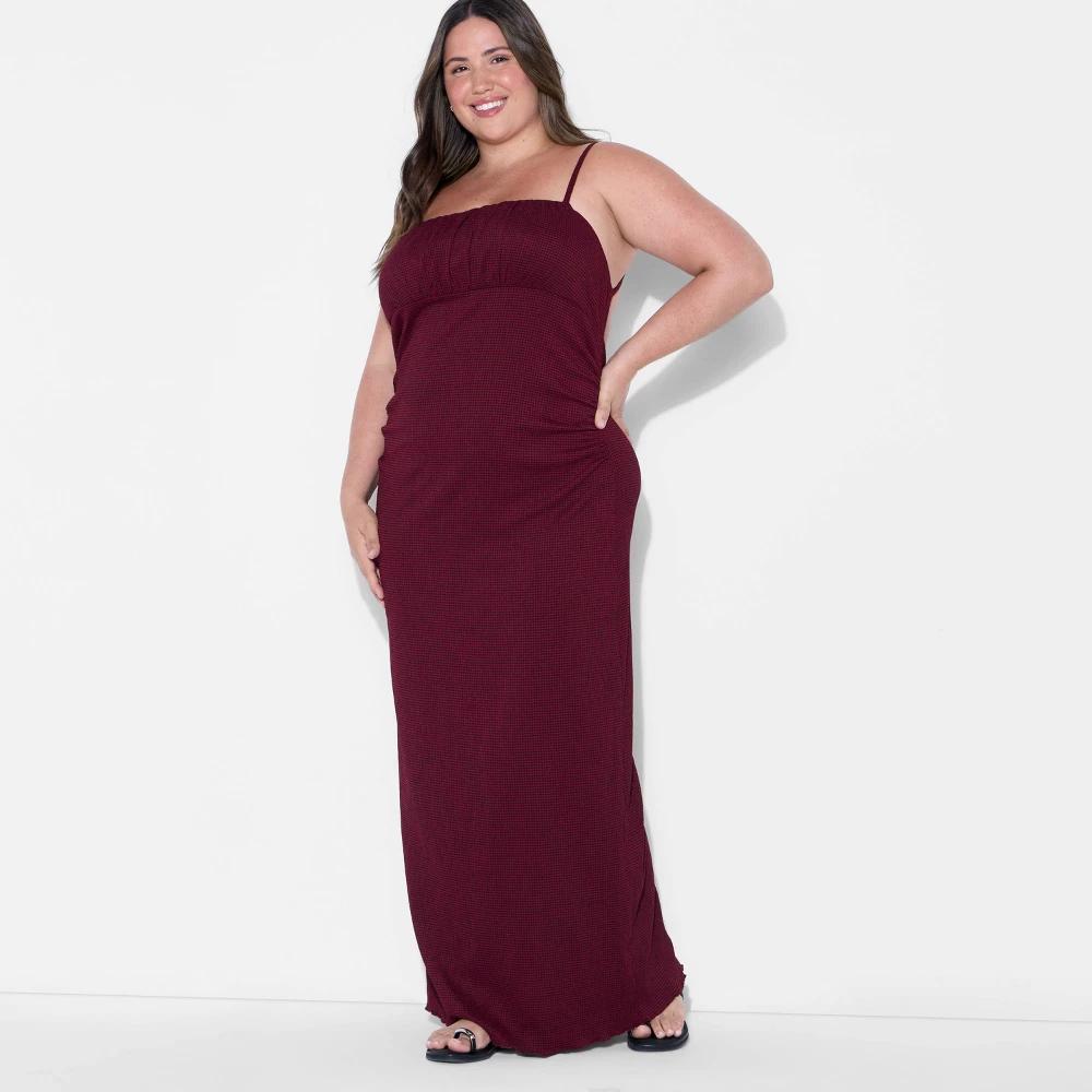 Women's Knit Maxi Empire Waist Dress - Wild Fable™ Product Image
