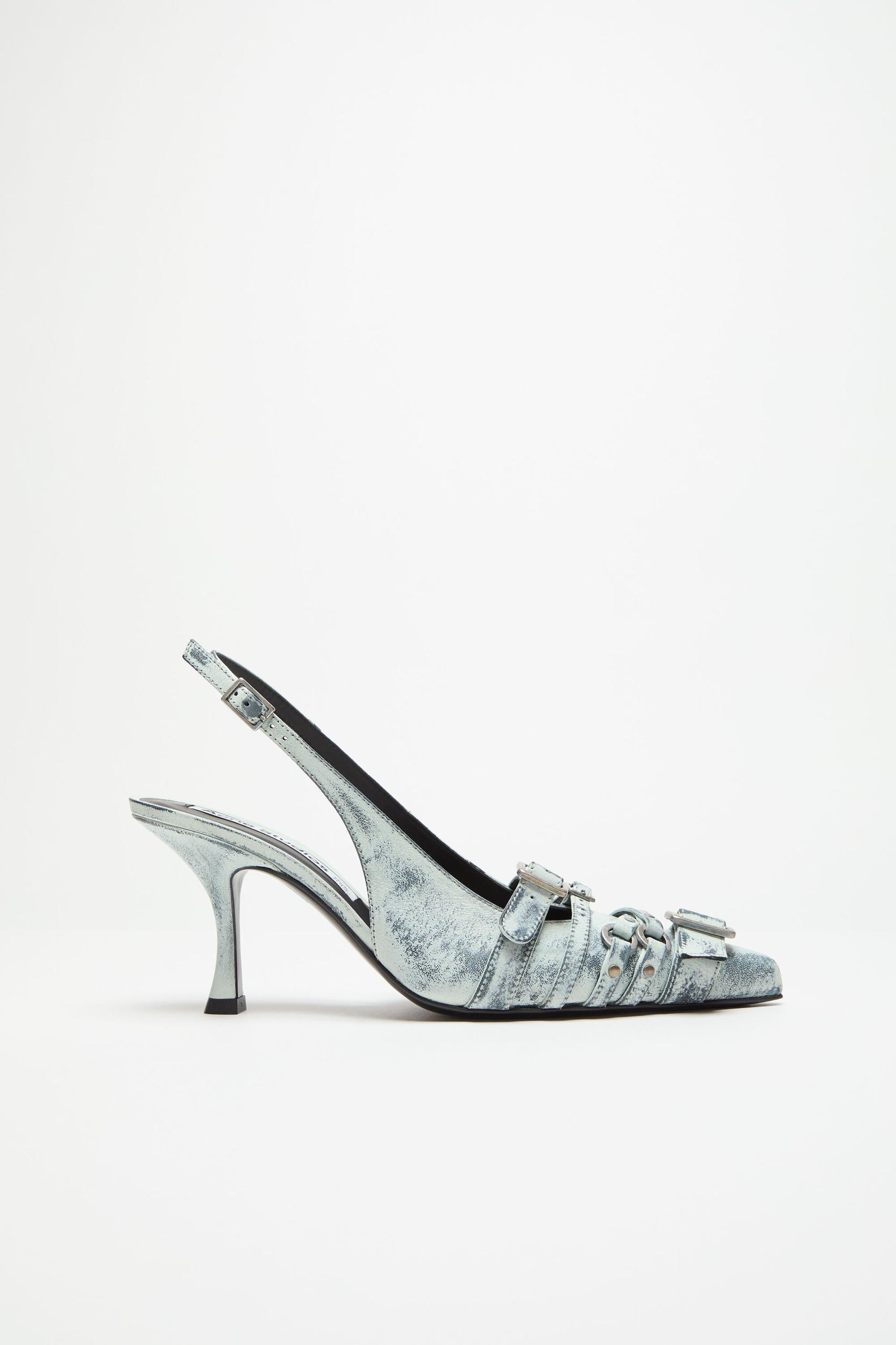 Leather heel slingbacks Product Image