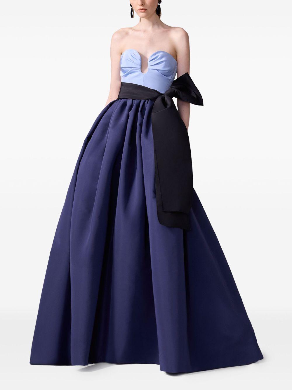 colourblock gown Product Image