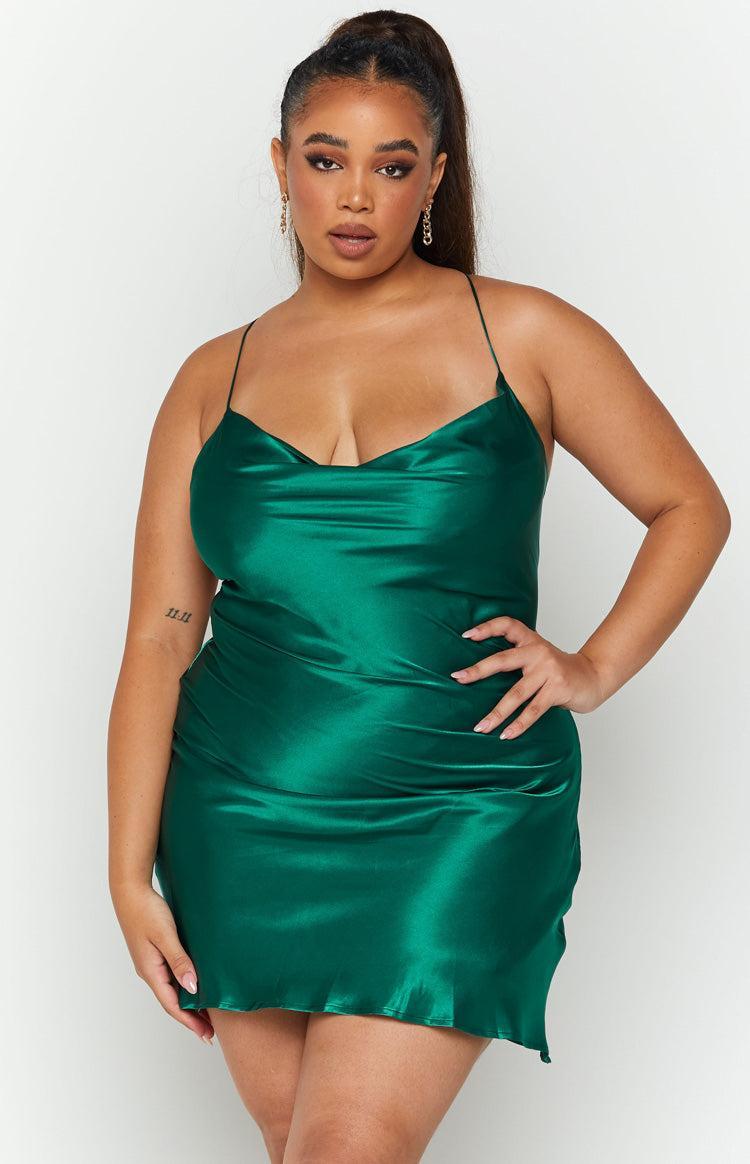 Come and Get It Party Dress Emerald Product Image