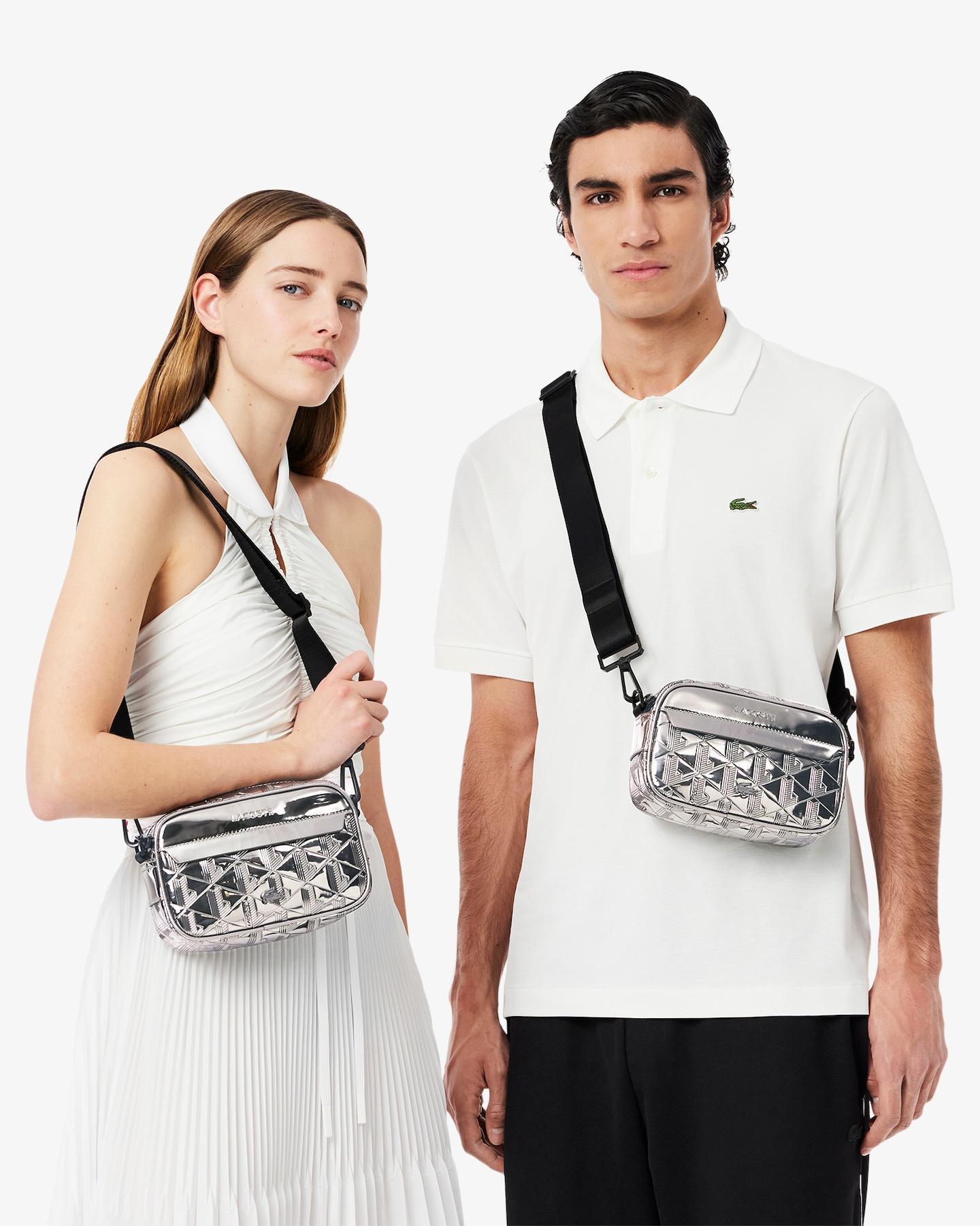 Small The Blend Silver Reporter Bag Product Image
