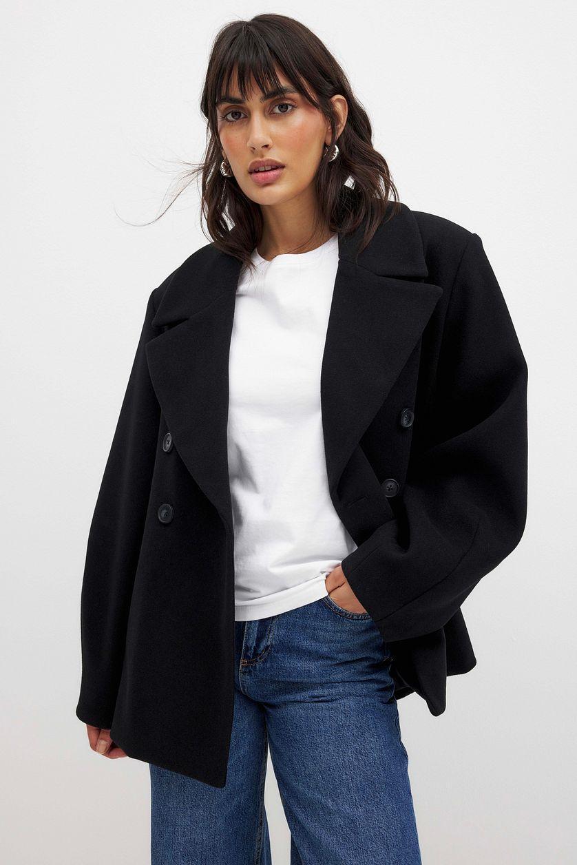 Double Buttoned Short Coat Product Image