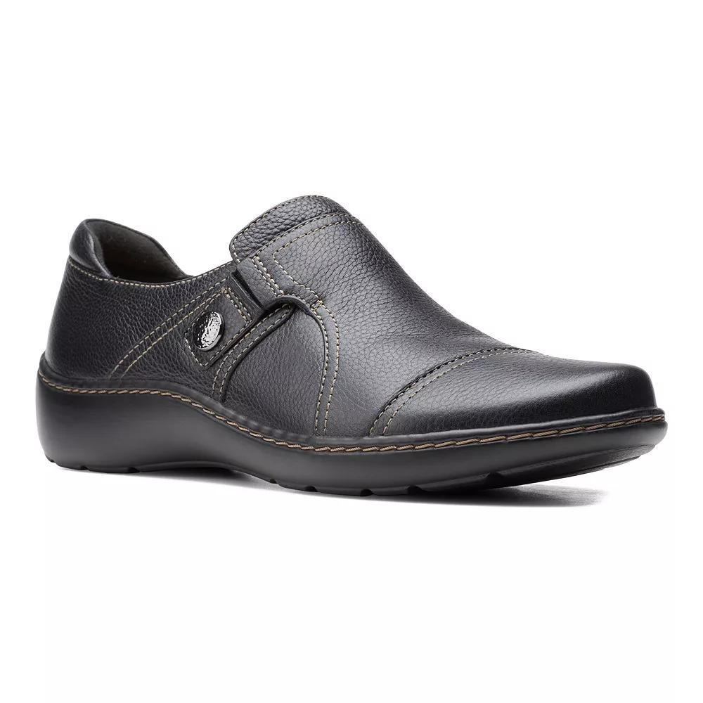 Clarks Cora Poppy Womens Leather Shoes Product Image