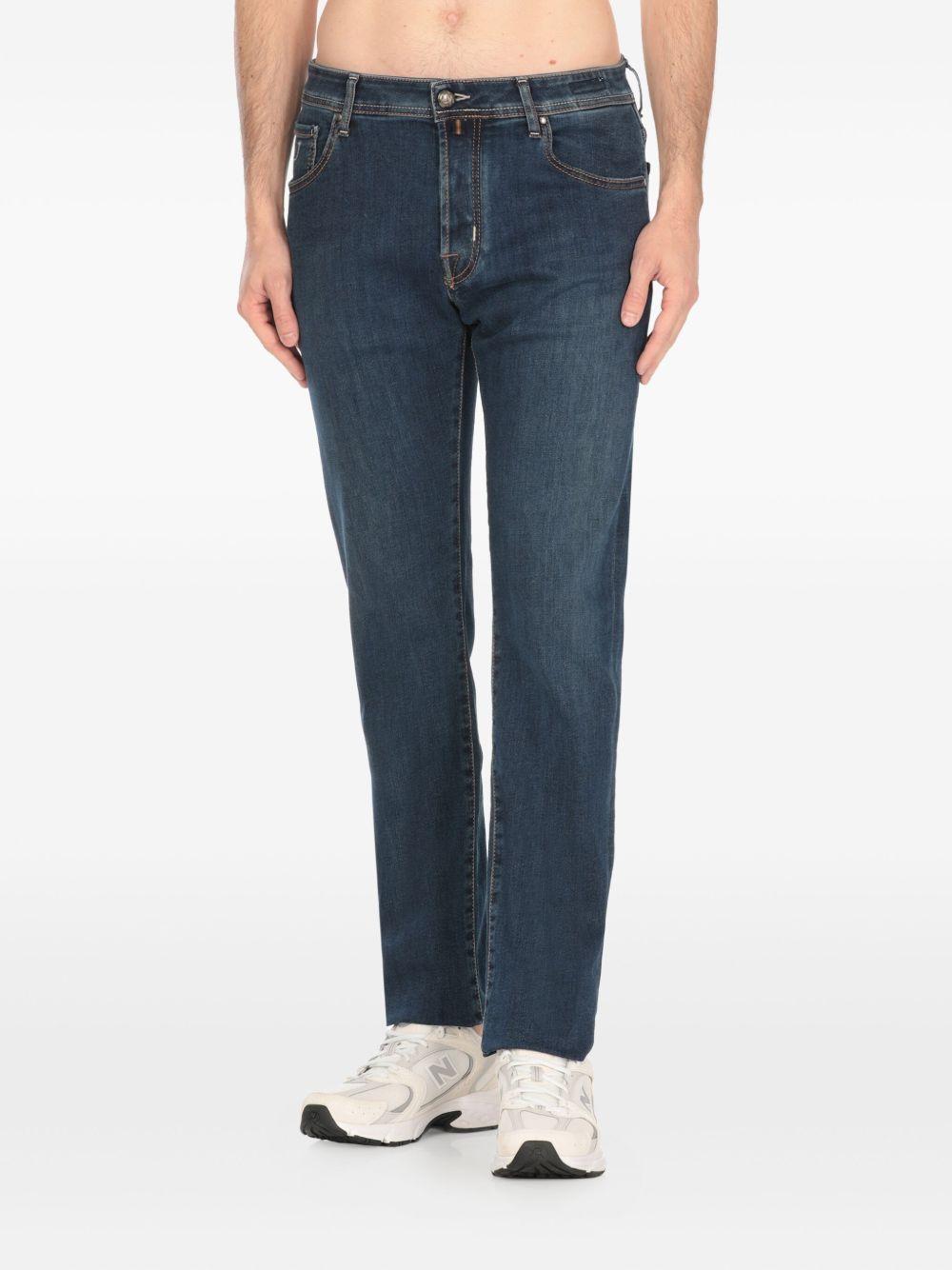 contrast-stitching jeans Product Image