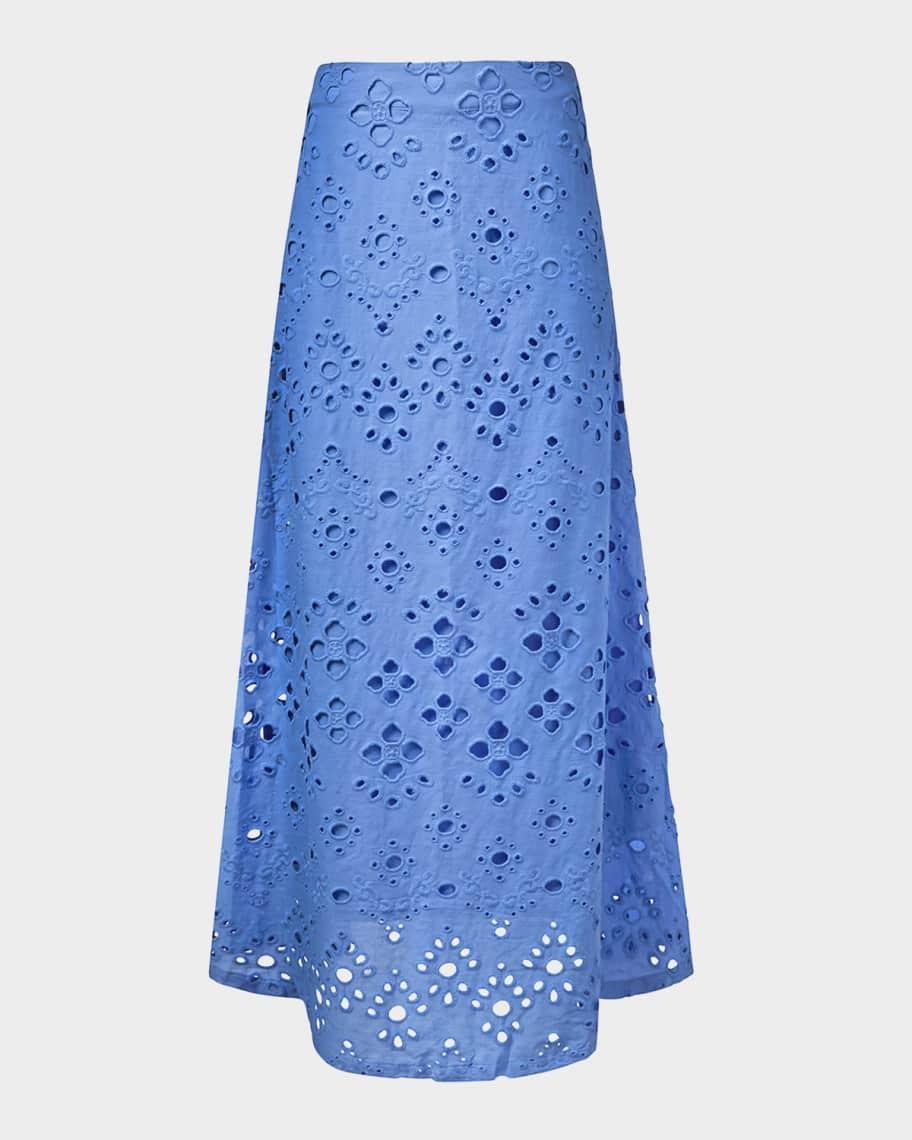 Dani Eyelet Embroidered Sleeveless Top Product Image