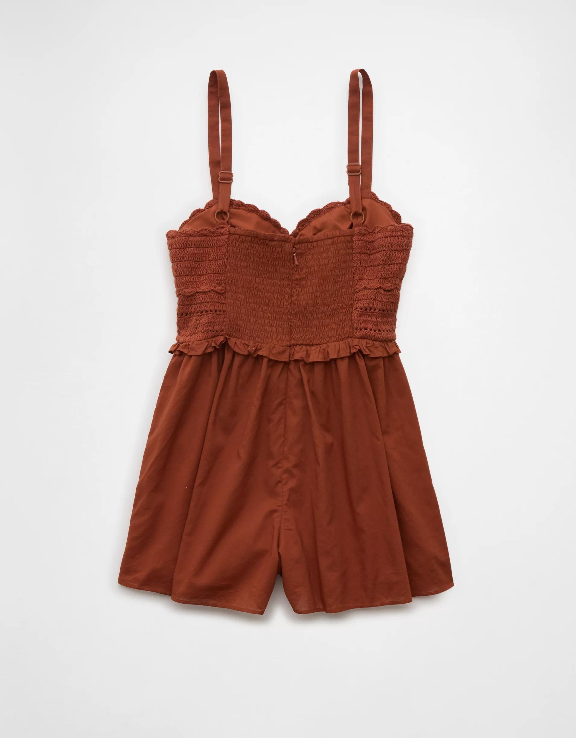 AE Crochet Bodice Romper Product Image