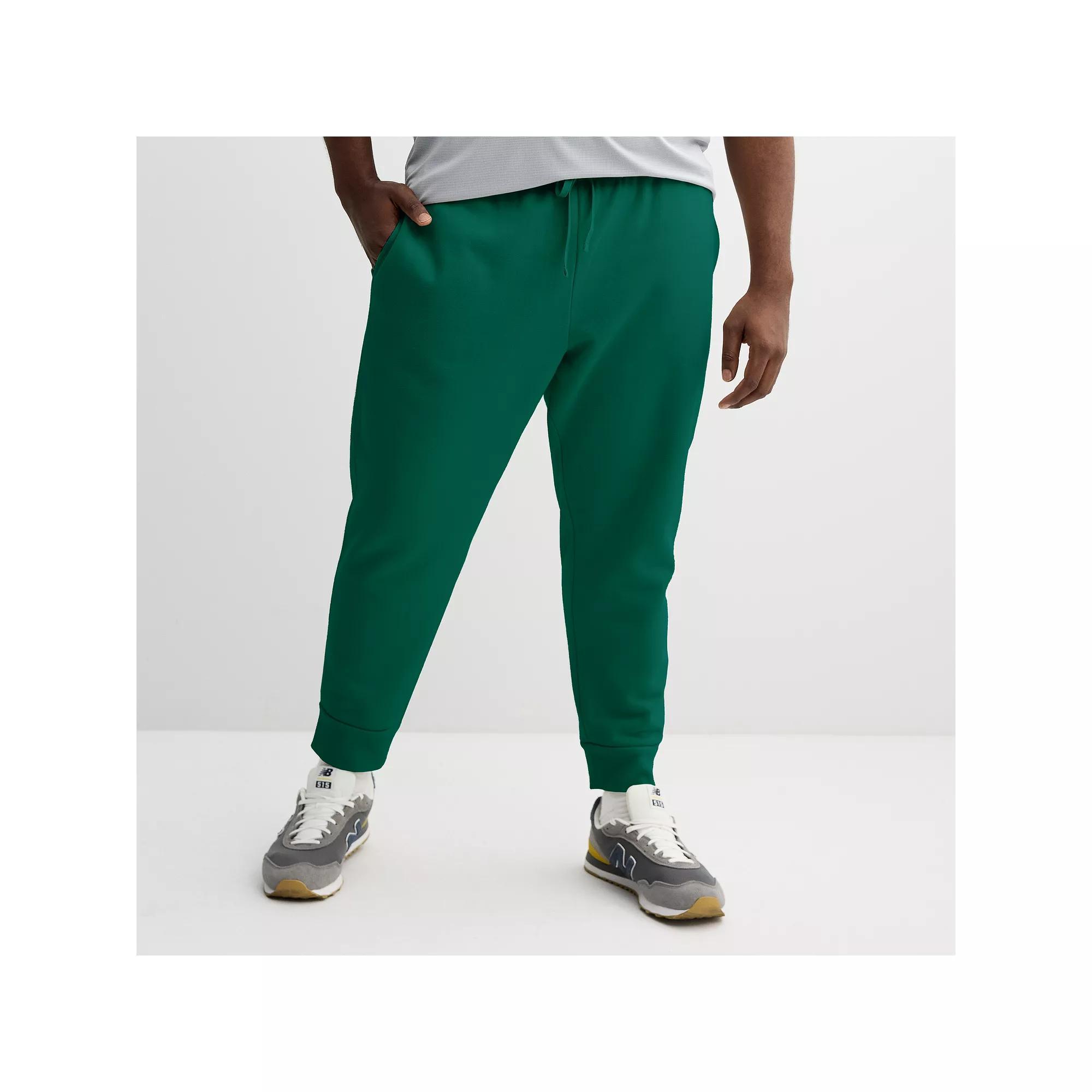 Big & Tall Tek Gear® Fleece Joggers, Men's, Size: XXL Tall, Malou Green Product Image