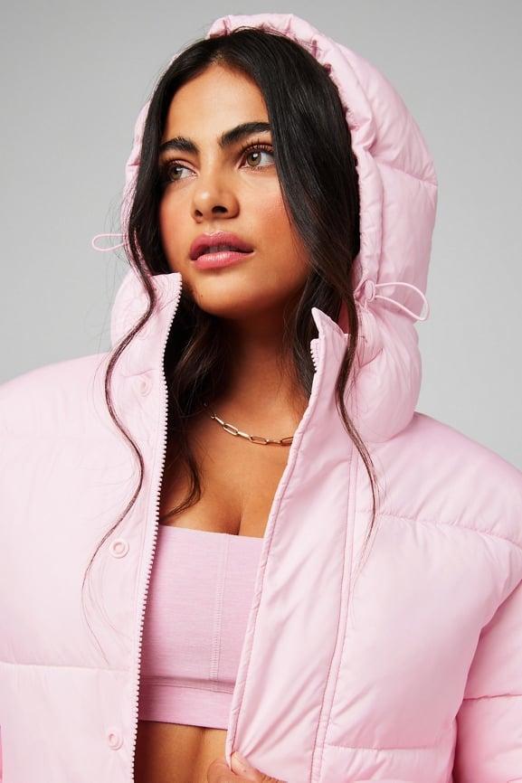 Essential Cropped Hooded Puffer Product Image