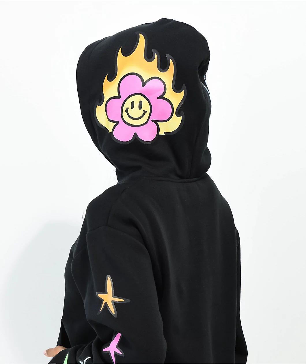 A.LAB Tomo Star Friends Black Hoodie Product Image