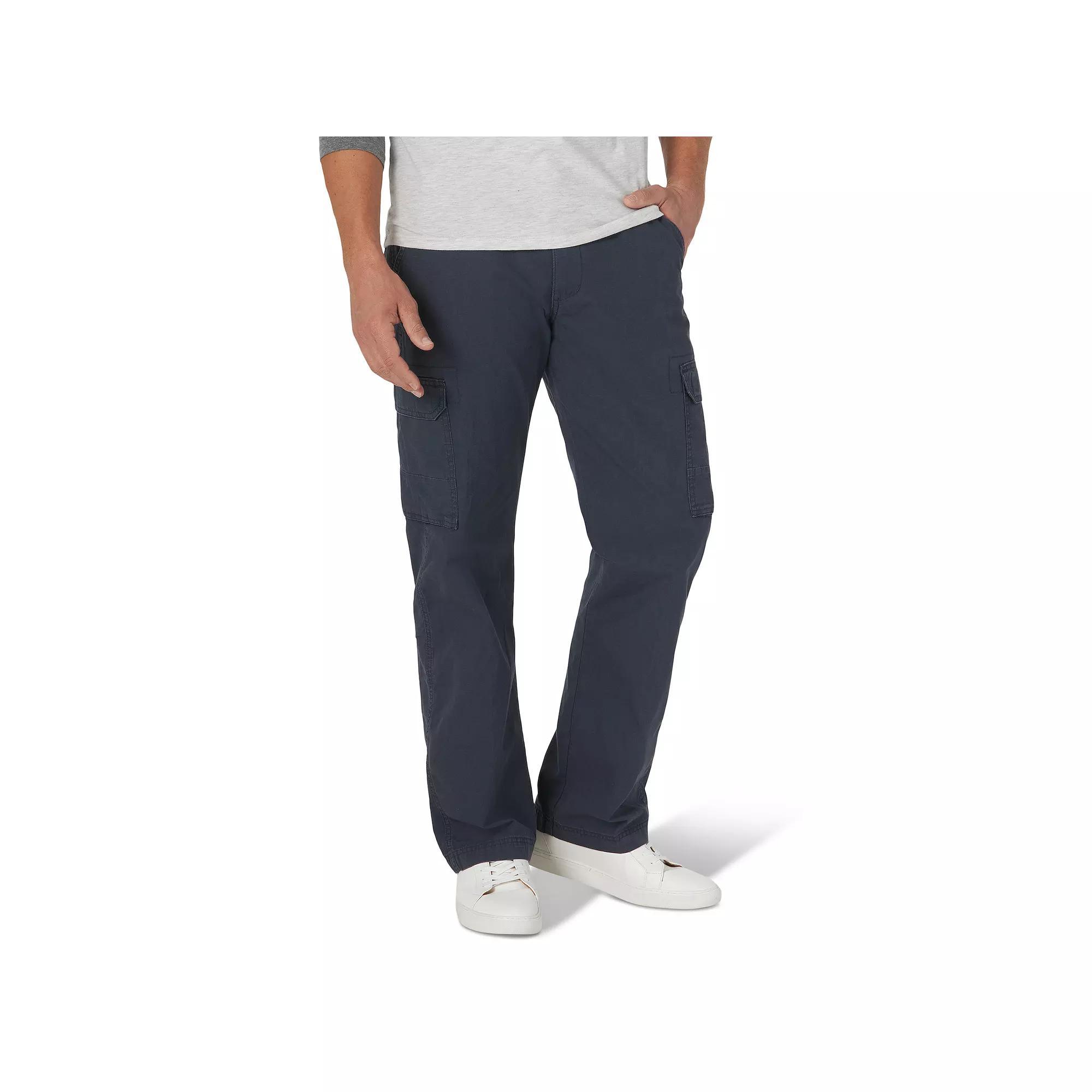 Big & Tall Wrangler Relaxed-Fit Ripstop Cargo Pants, Men's, Size: 44X30, Blue Product Image