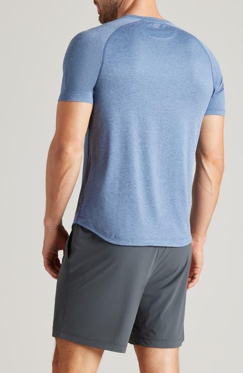 RHONE Atmosphere Performance T-shirt In Vintage Indigo/blue Heather Product Image