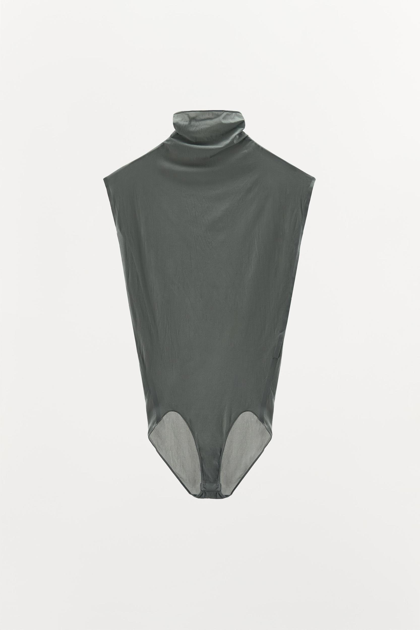 POLYAMIDE SLEEVELESS BODYSUIT Product Image