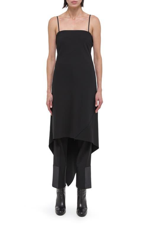 Womens Wool Asymmetric Midi-Dress Product Image