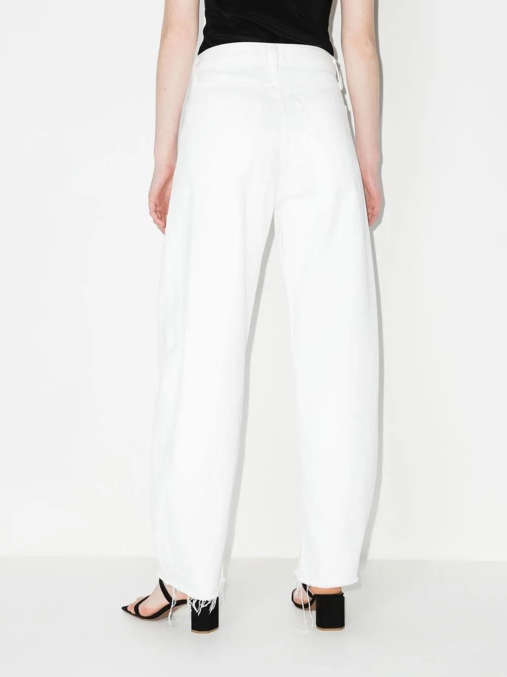 high-waist wide-leg jeans Product Image