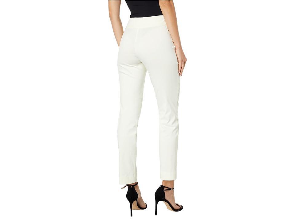 DKNY Long Sleeve Linen One-Button Jacket (Frosting ) Women's Clothing Product Image
