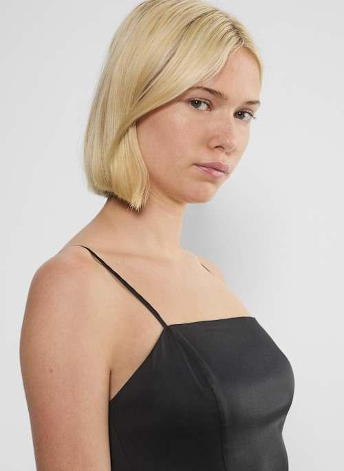 shimmer satin dress Product Image
