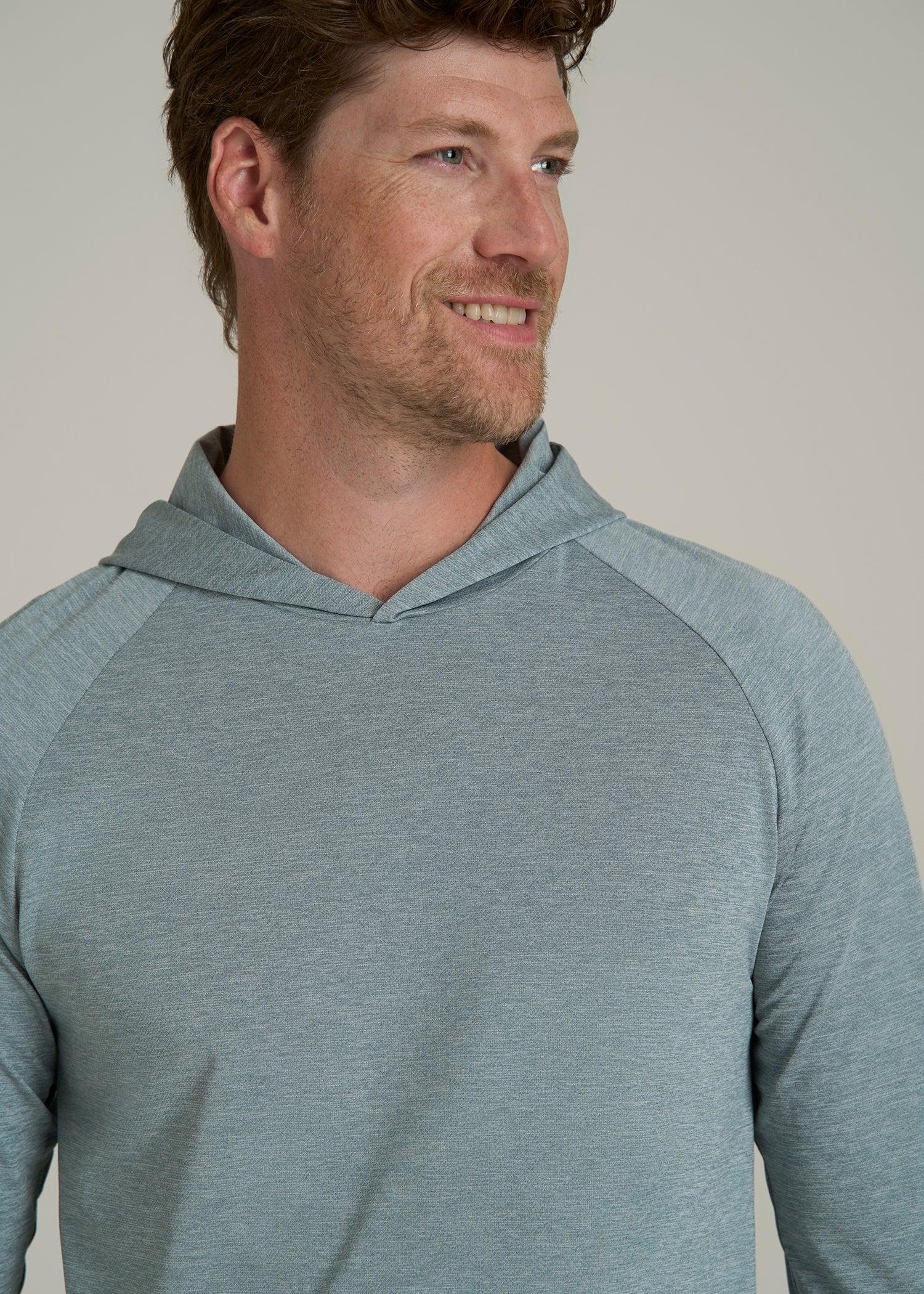 A.T. Performance Training Hoodie for Tall Men in Trooper Space Dye Male Product Image
