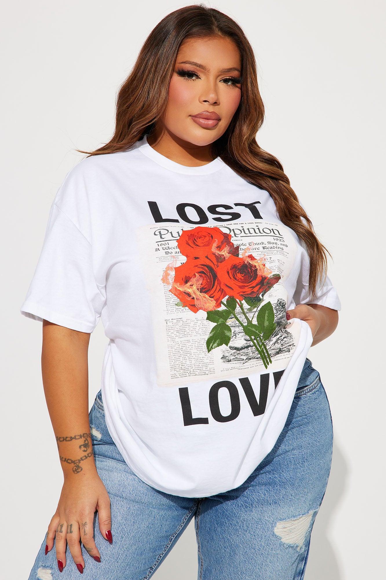 Lost In Love Graphic Tee - White Product Image