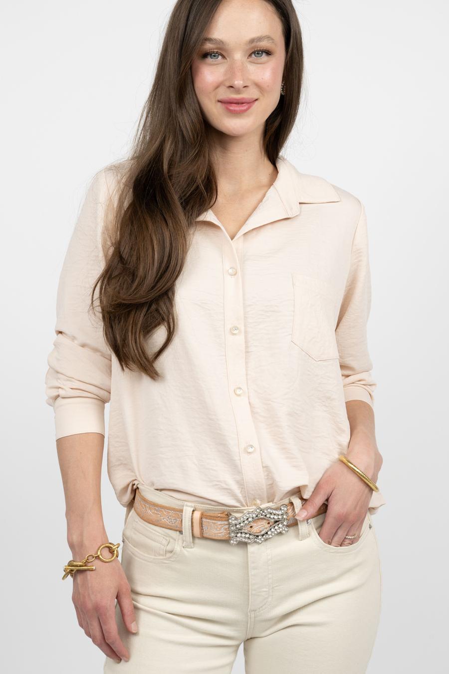 Long Sleeve Camp Shirt Product Image