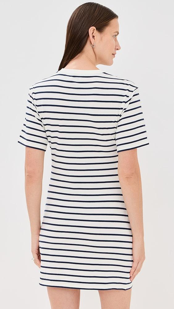 SIMKHAI Zeus Short Sleeve Draped T-Shirt Dress | Shopbop Product Image