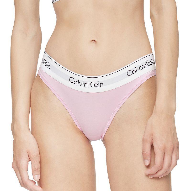 Calvin Klein Women's Icon Cotton Modal Bikini - White - XL Product Image
