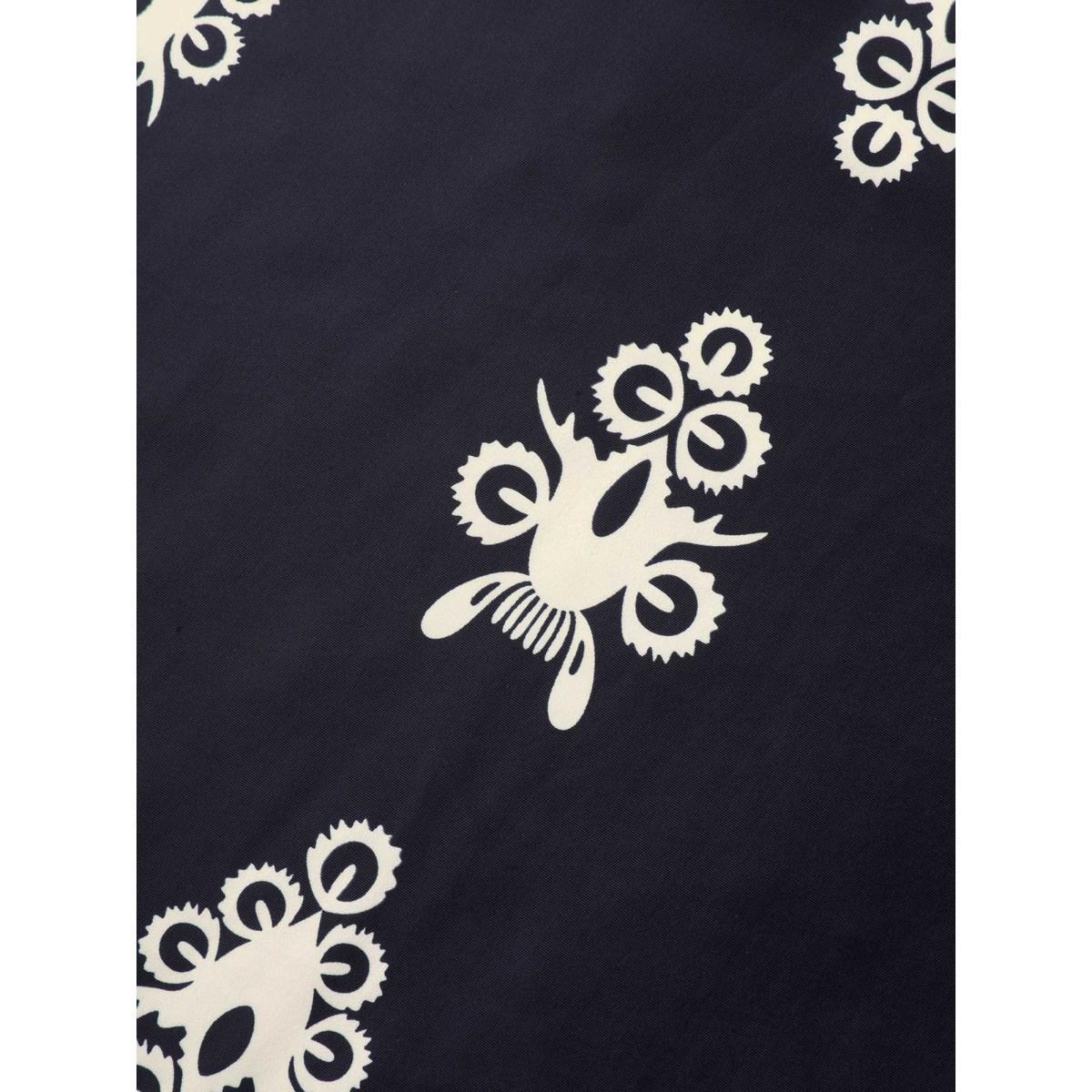 Plus Size Boho Flower Print Surplice Swim Dress Women's Swimwear DarkGreen Beach Bodycon Overlap Collar High stretch Curve Swim Dresses BloomChic 28/5X Product Image