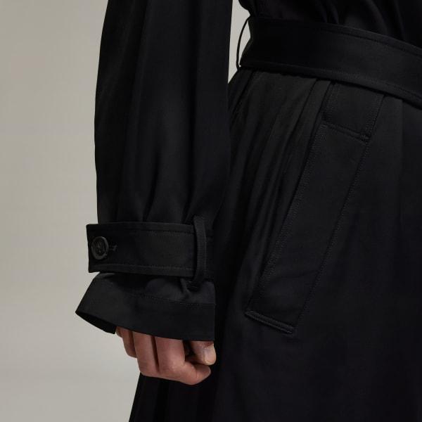 adidas Y-3 Rayon Twill Coat Black L Mens Product Image