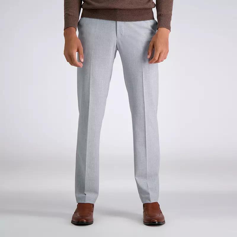 Men's J.M. Haggar Premium Slim-Fit 4-Way Stretch Flat-Front Dress Pants, Size: 38 X 32, Blue Product Image