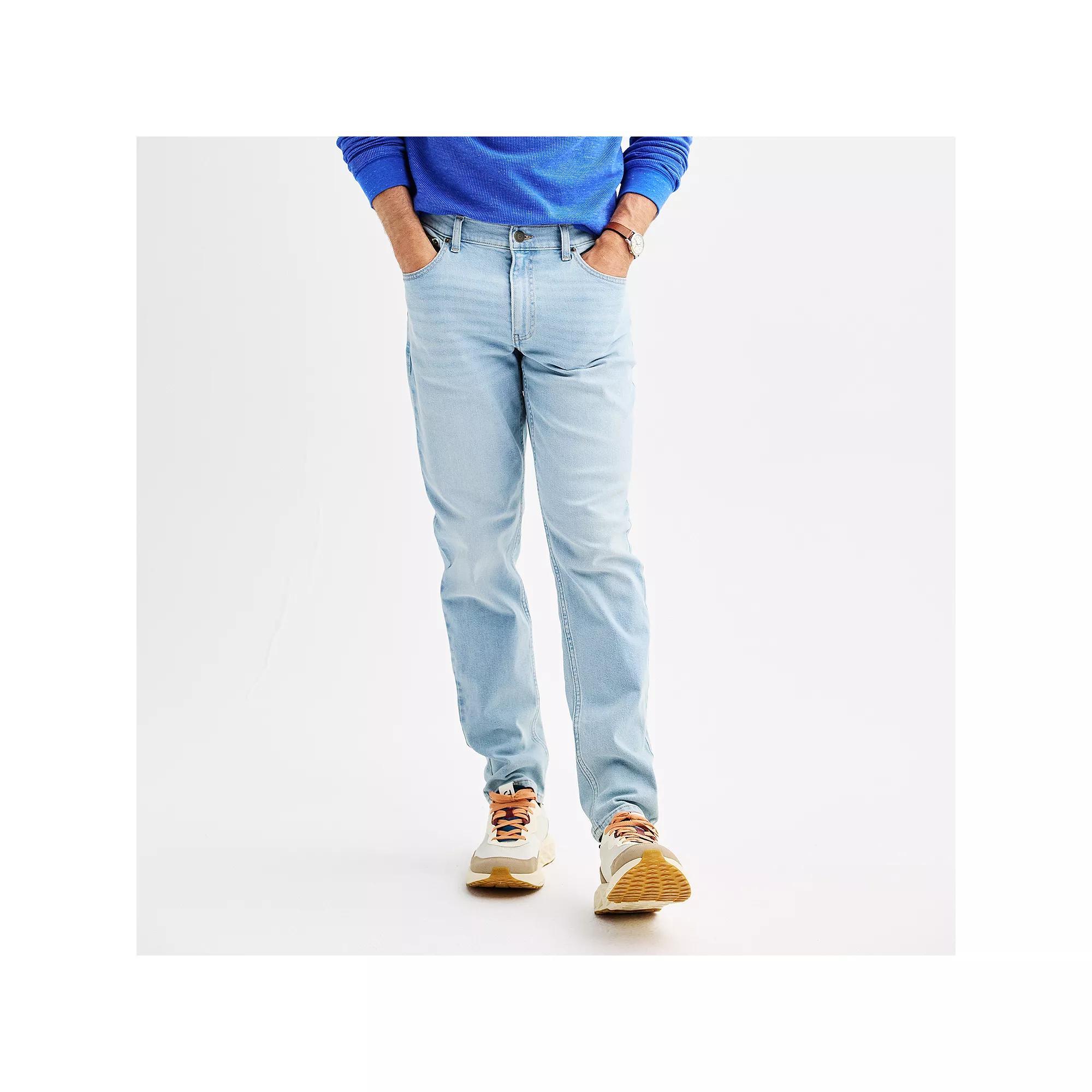 Men's Sonoma Goods For Life® Athletic Fit Jeans, Size: 36X34, Light Bleach Blue Product Image