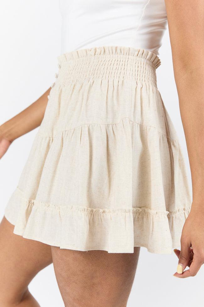Seaside Soiree Linen Blend Skort FINAL SALE Product Image