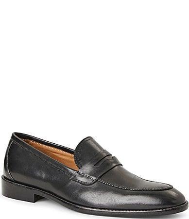 Bruno Magli Mens Arden Braided Leather Loafers Product Image