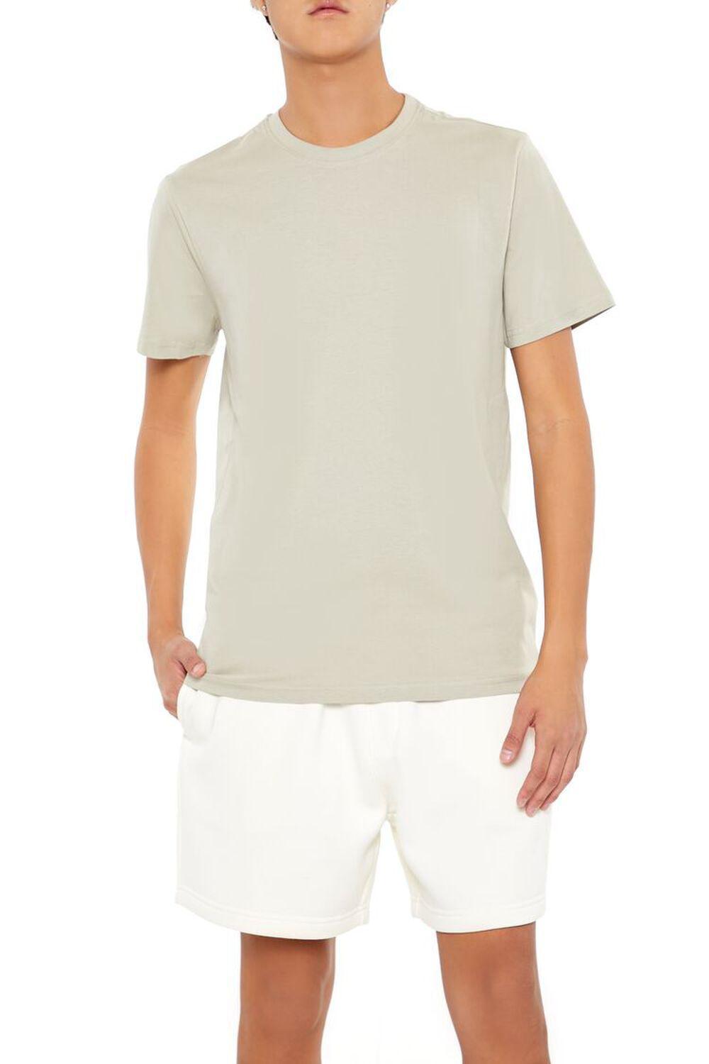 Basic Cotton Crew Tee | Forever 21 Product Image